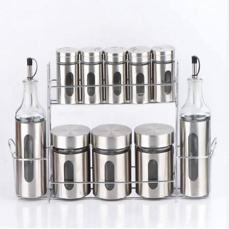 10 علب  للتوابل Inox