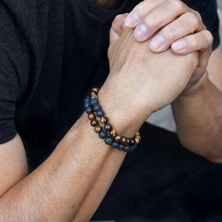 F15-000HD05 DUO LAVA & OEIL DE TIGRE