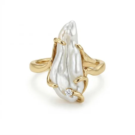 Spider Pearl Ring