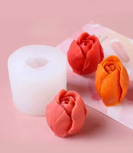 1 pièce Moule en silicone pour DIY, motif floral