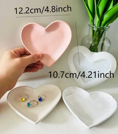1 pièce Moule en silicone en forme de cœur