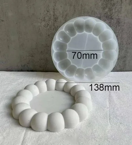 moule en silicone de conception de plateau à bulle