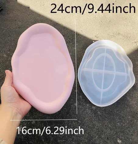 1 pièce Moule silicone ovale, rangement quotidien décontracté