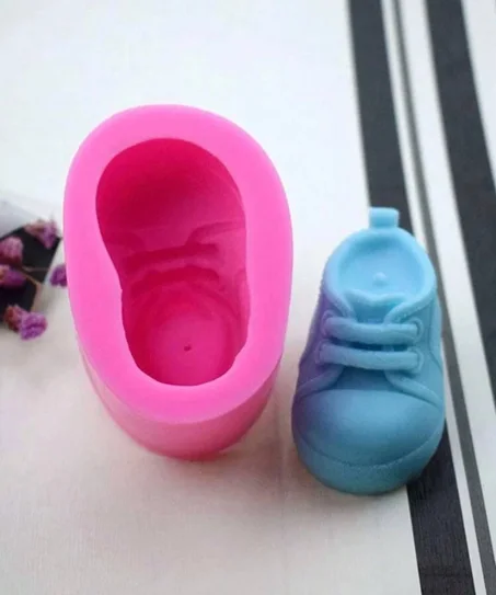 1 pièce Moule en silicone en forme de chaussure