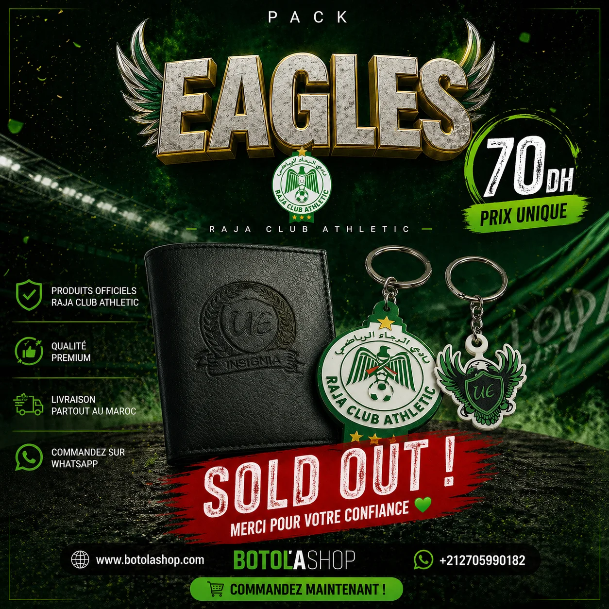 PACK ULTRAS EAGLES