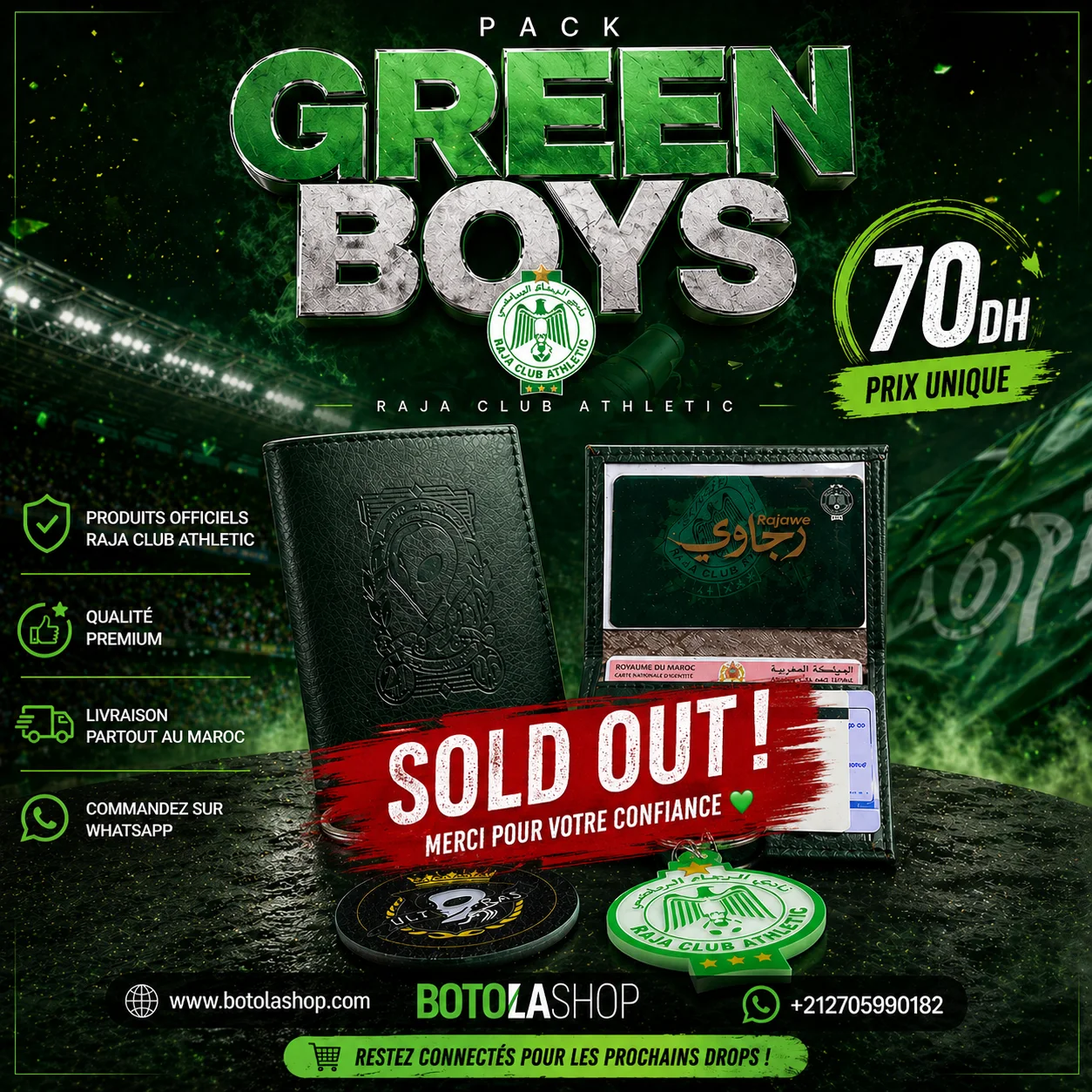 PACK GREEN BOYS