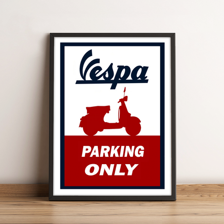 Vespa Parking Only