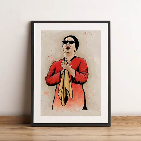Om Kalthoum Paint