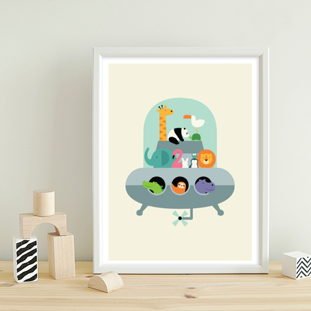 Les amis de le forêt dans l'espace