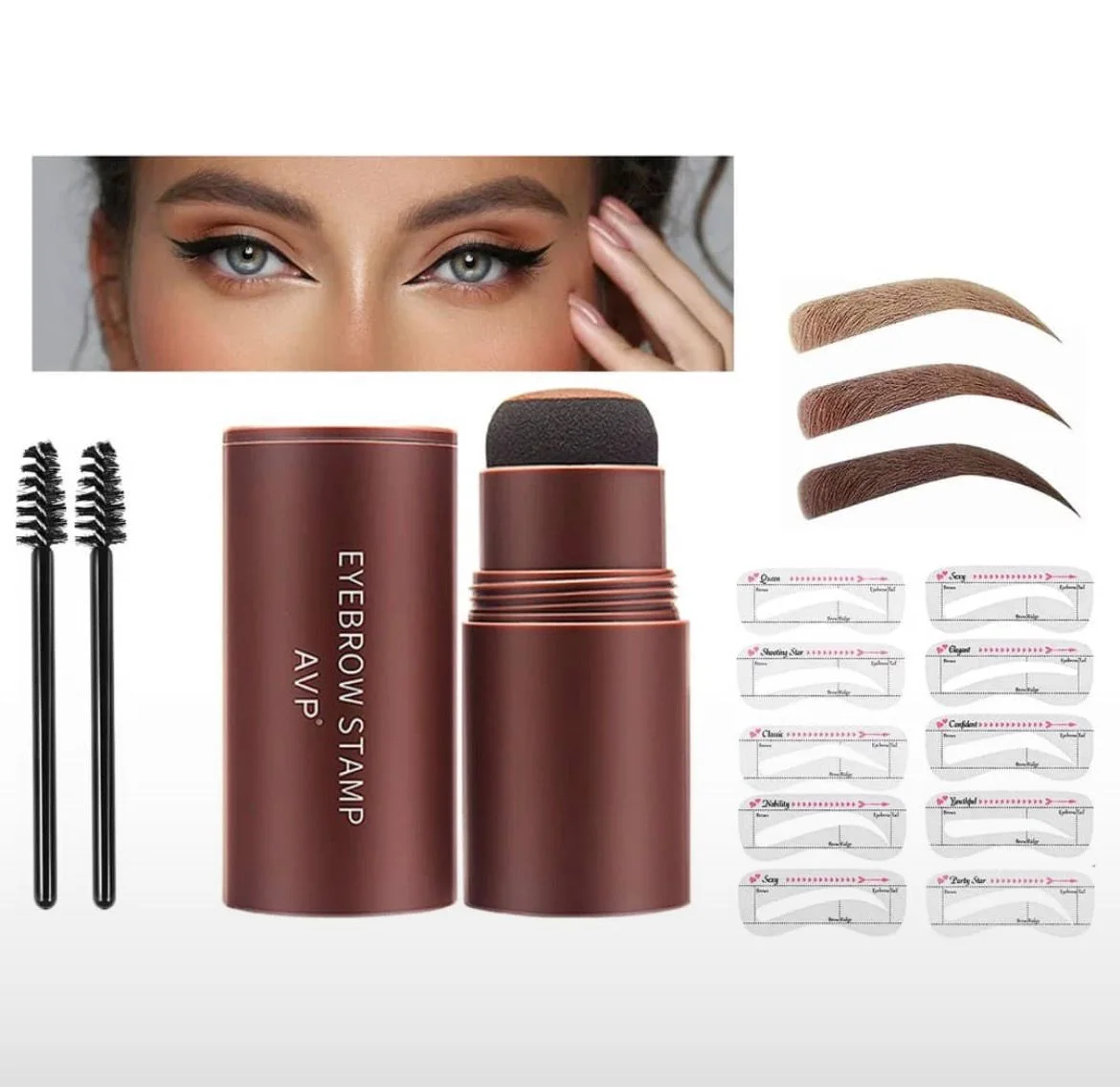 Tampon à Sourcils Waterproof – Sourcils Parfaits en 1 Minute