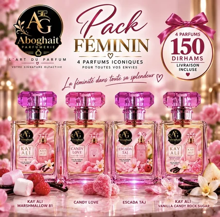 packs 4 parfums du femme