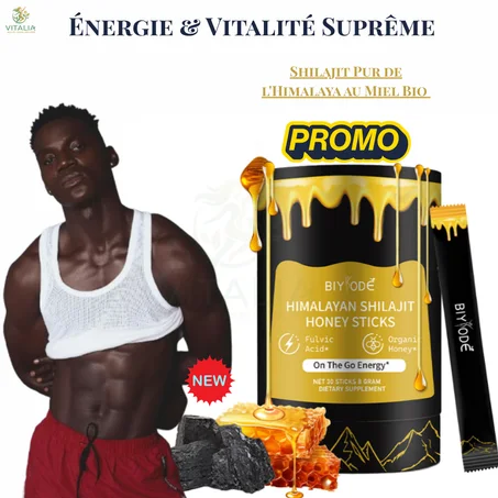 Shilajit Honey Sticks  Énergie Naturelle & Vitalité  Miel Himalayen Pur