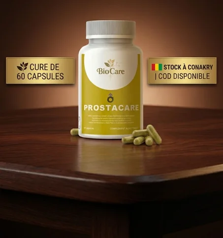PROSTACARE BioCare (60 Capsules) – Cure Premium Vitalité Masculine & Confort Urinaire Avancé