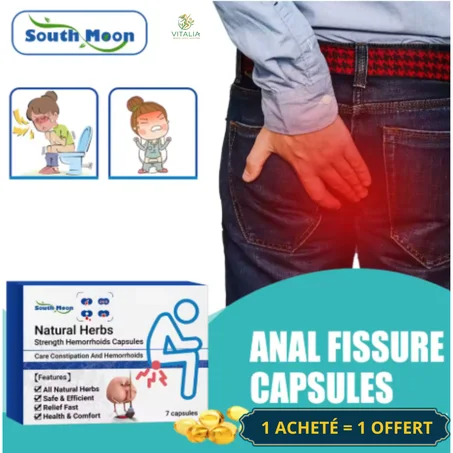 Soin Confort Intestinal & Anal [OFFRE : 1 ACHETÉ = 1 OFFERT] Formule Naturelle Triple Action