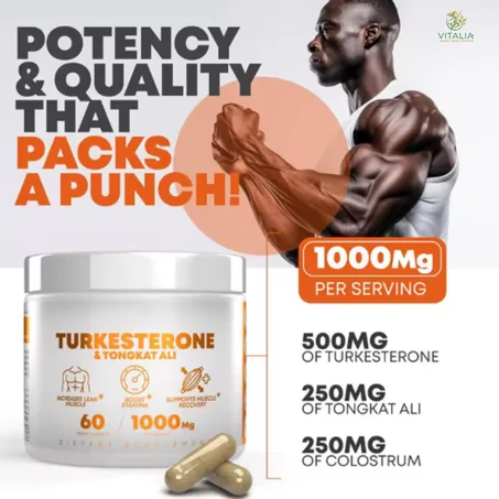 Pack Masse Alpha  Turkesterone & Tongkat Ali (Force & Récupération)