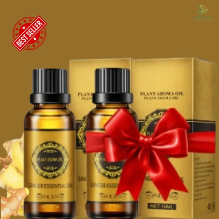 Huile de Gingembre Vitalité [OFFRE : 1 ACHETÉ = 1 OFFERT]  Détente & Drainage