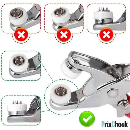 مشبك تثبيت أزرار الملابس (عبوة من 200 قطعة)