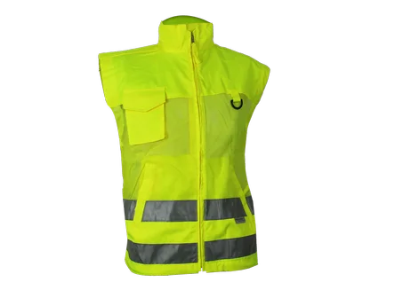 GILLET DE SECURITE FLOU AVEC BANDE 3M