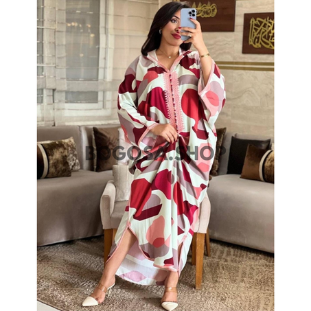 جلابة خفاش راقية وأنيقة + سنسلا هدية