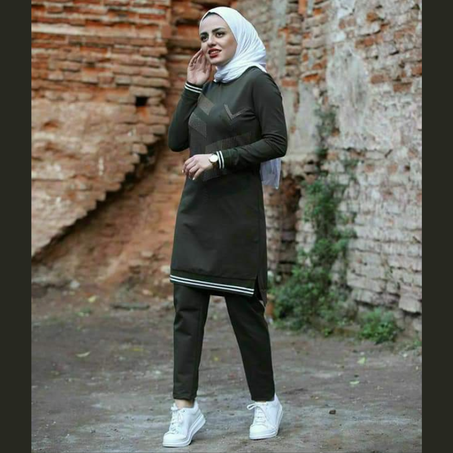 كيطمة طويلة أنيقة توب مونطوني