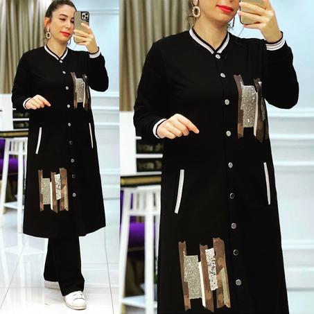 كيطمة  طويلة أنيقة  توب مونطوني