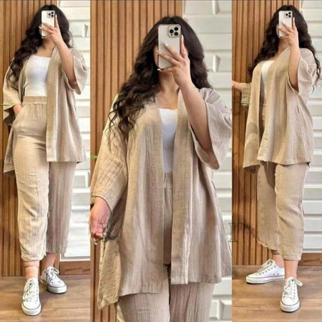 أونسومبل صيفي  التوب كريب مكرش