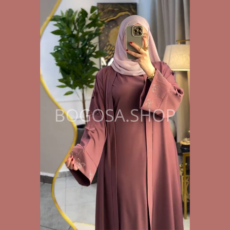 🌟عباية راقية مكونة من قطعتين🌟