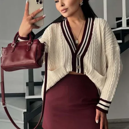 Cardigan Tomy avec Boutons