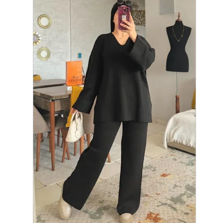 Ensemble 2 pièces Col V