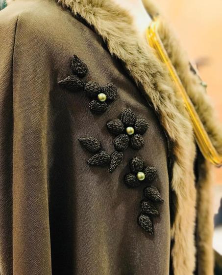 Cape Velour Vert-Emeraude