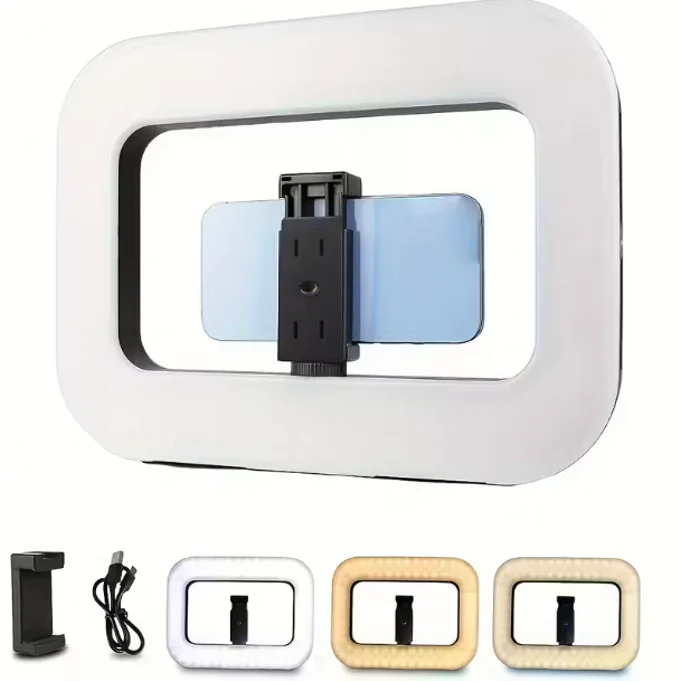 Support vidéo multifonctions avec anneau LED et stabilisateur pour smartphone et caméra