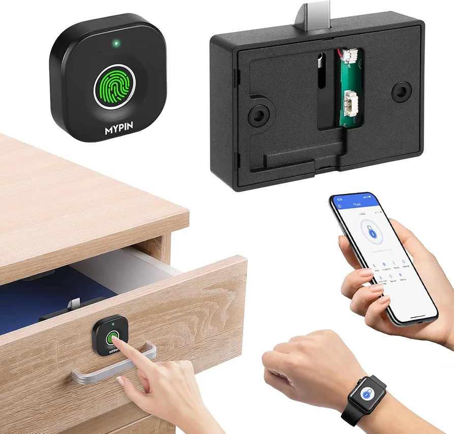 cabinet drawer fingerprint lock