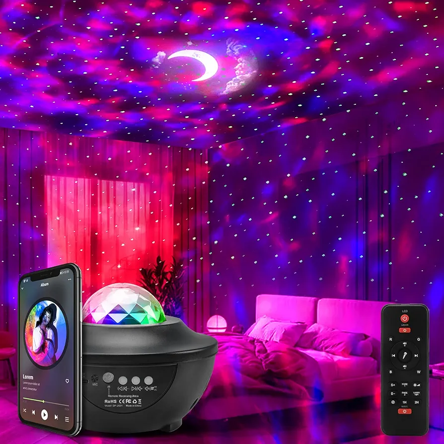 Galaxy Night Projector & Music Speaker