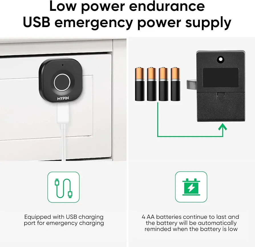 cabinet drawer fingerprint lock