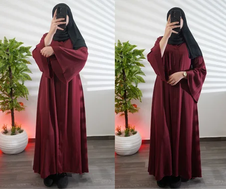 عباية العيد الملكية بثوب "زوم" الرفيع – تألقي بأناقة وفخامة لا تُنسى ✨