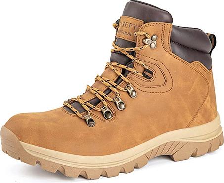 رجالي أحذية التنزه في الهواء الطلق الرحلات الظهر التمهيد منتصف المشي التمهيد للرجال جلد طبيعي