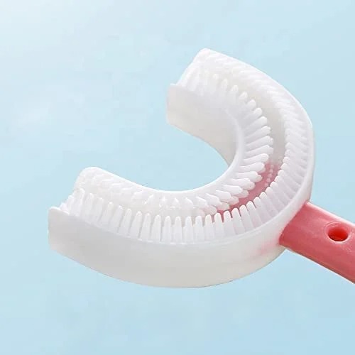 فرشاة أسنان للأطفال على شكل U