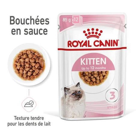 Royal canin Kitten Sauce-Sachet fraîcheur pour chaton 85 G