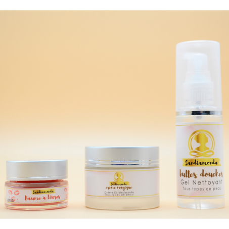 Baume à lèvres+crème magique+bulles doucces