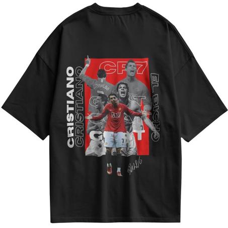 Ronaldo  Black T-Shirt
