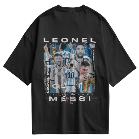 Lionel Messi Black T-Shirt