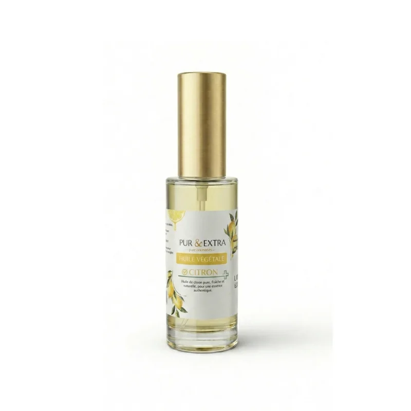 Huile végétale citron