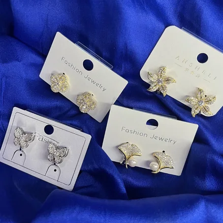 Boucles Fleur ''sans piercing''