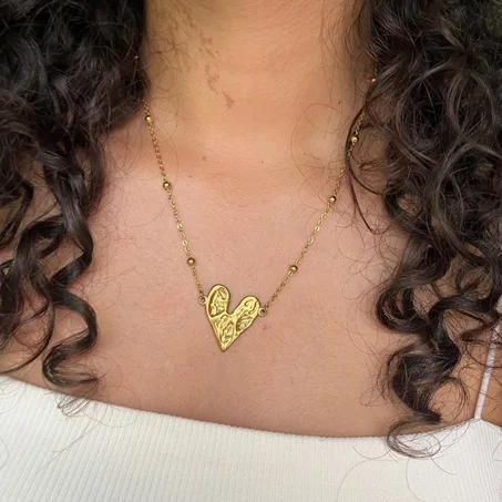 Le collier ''melted heart''