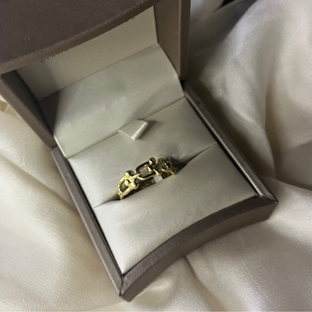 Bague ''treasure'' ajustable