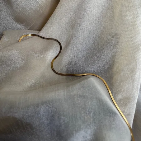 Chaine serpent couleur or