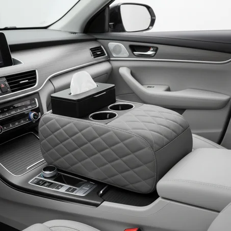 غطاء مسند ذراع السيارة متعدد الوظائف – راحة وحماية أثناء القيادة