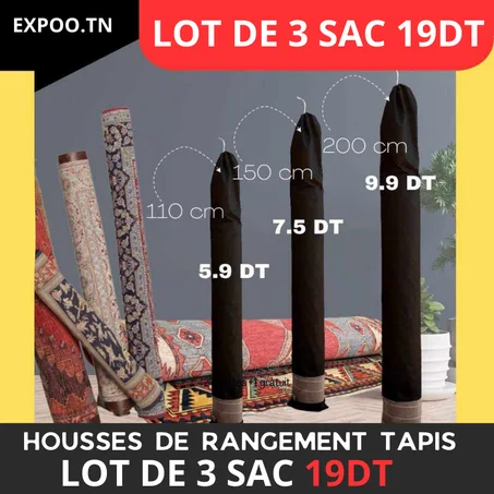 HOUSSES DE RANGEMENT TAPIS