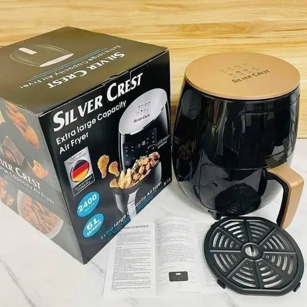 Silver Crest Friteuse à air sans huile 2400W / 6L - Ecran tactile LED