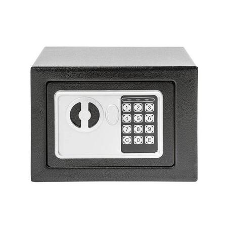 Coffre Fort à Serrure Électronique Avec Code PIN et 2 Clés 17×23×17cm